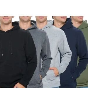 Men's Casual Hoodie Set - Black, Gray, Green